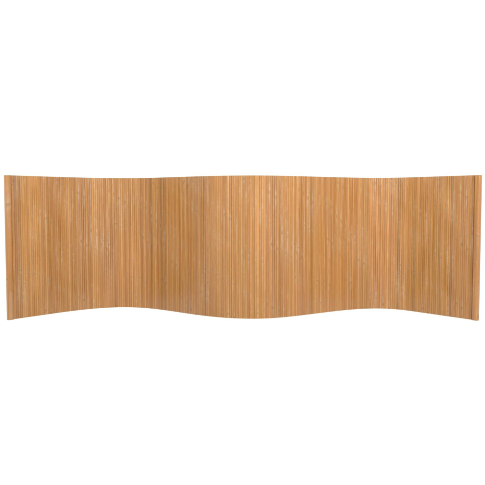 Paravent en bambou Red Lantern de 60 cm de long - Naturel