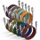 Ciwoda xlr Cable 25ft 10pack Multi-couleur en nylon lourd en nylon 1