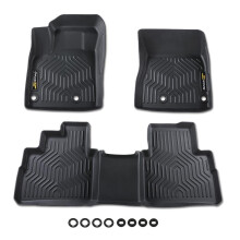 G-PLUS TPE vloermatten bagageruimtebekleding compatibel met Nissan Rogue 2021-2024 (geen sportmodellen) all-weather volledige dekking bescherming 1e