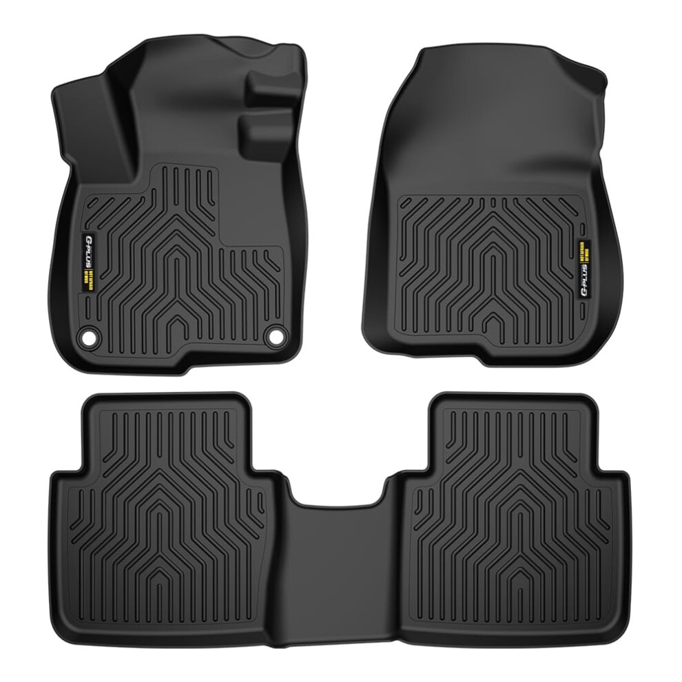 G-Plus Tpe Floor Mats Cargo Liners Compatible With Honda Cr-V 2017-2022 Fit Honda Cr-V Hybrid 2017-2022 Floor Liner Front & 2Nd Row All Weather Full C 729149055091