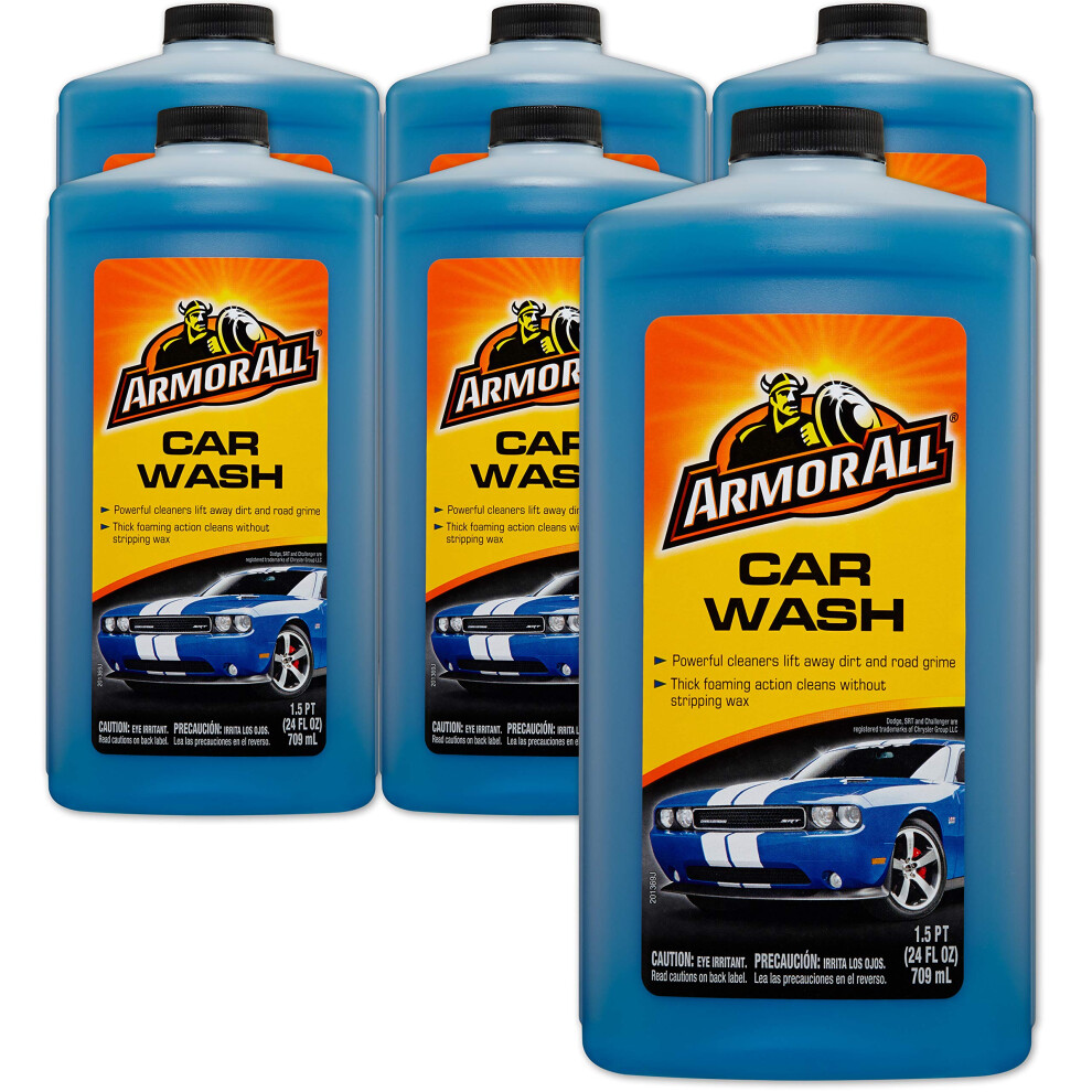 Armor All Car Wash Soap by Armor All Foaming Car Wash Supplies 24 Fl Oz Each 6 Pack