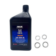 Yamaha Wolverine Rmax2 / Rmax4 / X2 1000 Tous les modeles Kit de changement de filtre a huile Yamaha Piece n  5GH-13440-80-00 et 5 Quarts All Pu