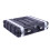 Crossrock Stackable 2U Rack Case  Standard 19.25  Depth  Polyethylene Hard-shell Construction with Heavy Duty Hardware-Black(CRA9602U) 3