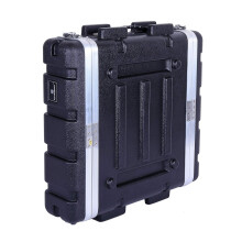 Custodia rack impilabile Crossrock 2U standard, profondit    19,25, struttura rigida in polietilene con hardware resistente, nero (CRA9602U)