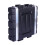 Crossrock Stackable 2U Rack Case  Standard 19.25  Depth  Polyethylene Hard-shell Construction with Heavy Duty Hardware-Black(CRA9602U) 1