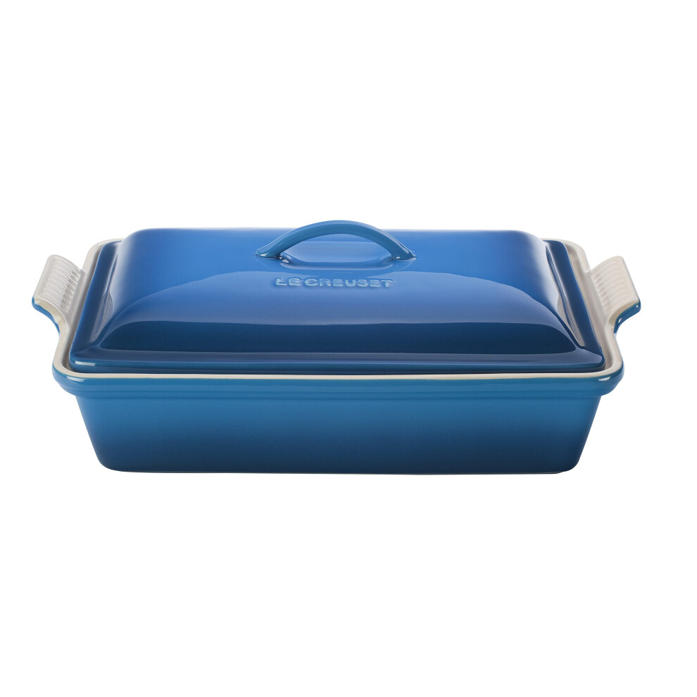 Le Creuset Stoneware Heritage Covered Rectangular Casserole  4 qt. (12"""" x 9"""")  Marseille