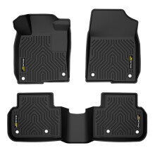 G-PLUS Vloermatten Cargo Liners Compatibel met Honda Civic 2022-2025 Fit Acura Integra 2023-2025 1e en 2e rij Alle weersomstandigheden Volledige dekk