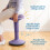 ECR4Kids Sitwell Wobble Stool with Cushion Adjustable Height Active Seating Eggplant 4