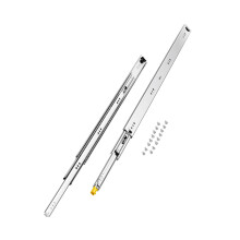 VEVOR Heavy Duty Drawer Slides 36inch  1 Pair Locking Drawer Slides 250lbs Load Capacity  Side Mount Ball Bearing  3-Fold Full Extension