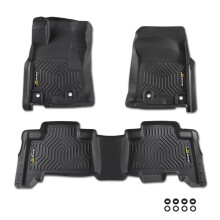 G-PLUS Floor Mats Cargo Liners Compatible with Toyota 4Runner 2013-2024/Fit Lexus GX460 2014-2023 TPE Floor Liner All Weather Full Cover Protection 1