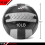 JFIT Wall Ball, 10 LB, Grigio/Nero 2