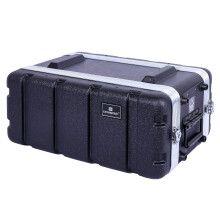 Custodia rack impilabile Crossrock 4U, profondit    14,25 mm, struttura rigida in polietilene con hardware resistente, colore nero (CRA9604US)