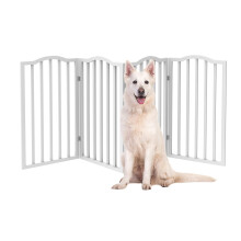 Cancelletto per animali domestici - Recinzione pieghevole per cani da interno a 4 pannelli per scale, corridoi o porte - Cancelletti per cani aut