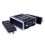Crossrock Stackable 3U Rack Case  Standard 19.25  Depth  Polyethylene Hard-shell Construction with Heavy Duty Hardware-Black(CRA9603U) 1