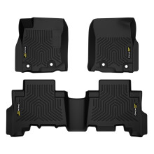 G-PLUS TPE 3-delige vloermatten compatibel met Toyota 4Runner 2013-2023/Fit Lexus GX460 2014-2023 alle weersomstandigheden volledige dekking bescherm