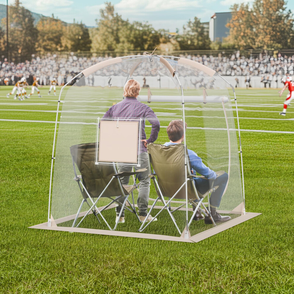 VEVOR Weather Pod for Sport Events  Fishing & Outdoors  Thick PVC Bubble Tent | Pop-Up Shelter for Sports & Outdoors | 70x70in  No Condensation & Ultr