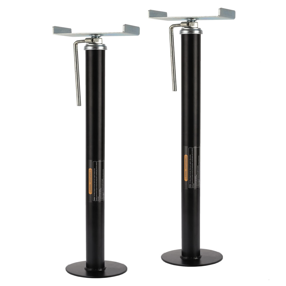 Lushih Rv Slide Out Support Trailer Stabilizer Jacks Rv Camper Accessories For Travel Trailers - 26.5"""" To 50"""" - 5000 Lbs Each - Pack Of 2 606600711706
