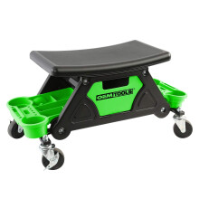 OEMTOOLS 24986 kraftig rullende arbejdsbænk og creeper sæde mekanik afføring med hjul creepers butik afføring med hjul Automotive Green og sort 3
