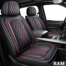Mirozo Dodge Ram Covers FET PELNE ZESTAW 5PCS SETAT SIEDNIKW SETOWANIE WODYPROOM FIT 2009-2024 RAM 1500 2500 3500 CREW KWADANIE Zwykle poduszki