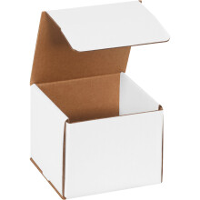 BOX USA BM665 6""""L x 6""""B x 5""""H Hvid (pakke med 50)