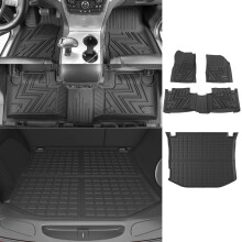 powoq Floor Mats Compatible with 2011-2021 Jeep Grand Cherokee Cargo Mat Floor Liner TPE Replacement for 2011-2021 Jeep Grand Cherokee Accessories (F