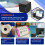 Vonlyst termoprinter papirrulle til toast TP200 kvitteringsprinter salgssted (24 ruller) 4