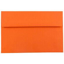 Zaciety papier A7 Kolorowe koperty na zaproszenia  5 1/4 x 7 1/4  Pomaranczowy makulaturowy  zbiorcze 1000 w kartonie
