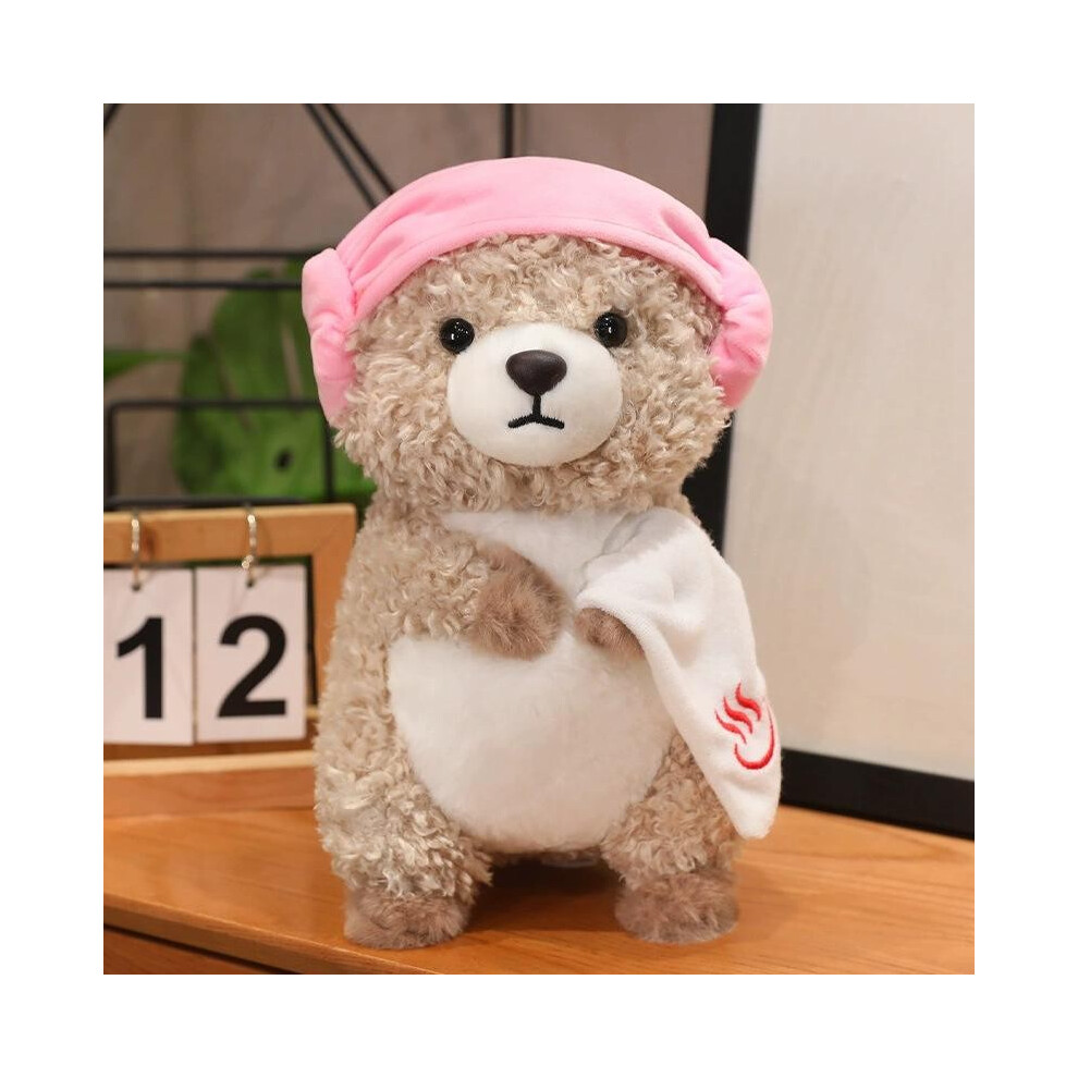 (Pink) Otter Doll Plush In Cute Colors Perfect Kids And Adults Soft And Gift Snuggly Pink