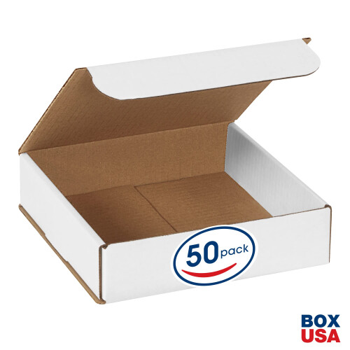 BOX USA BM882 8""""L x 8""""B x 2""""H Wei   (50er-Packung) 1