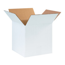 AVIDITI Weiße Versandkartons 10"L x 10"B x 10"H (25er-Pack) Kleine und mittelgroße Versandkartons für kleine Unternehmen, Verpackungen, Mailer, G