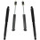 TRQ Front and Rear Shock Absorber Set Compatible with 1997-2004 Dodge Dakota 1999-2003 Durango 1