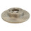 TRQ Rear Brake Rotors Set Solid Compatible with 2012-2019 Fiat 500 3