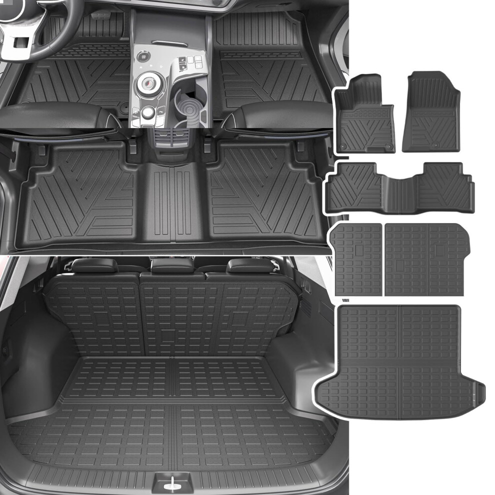 Powoq Fuel Floor Mat Compatible With 2023-2025 Kia Sportage Trunk Mat Tpe Floor Liner Cargo Mat Cargo Liner Replacement For 2023-2025 Kia Sportage Acc 757940824059