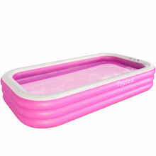 Nafukovací bazén Toysical pre deti a dospelých - 118 x 72 x 22 - Odolnejší ako iné nafukovacie bazény pre dospelých - Vrátane nášivok
