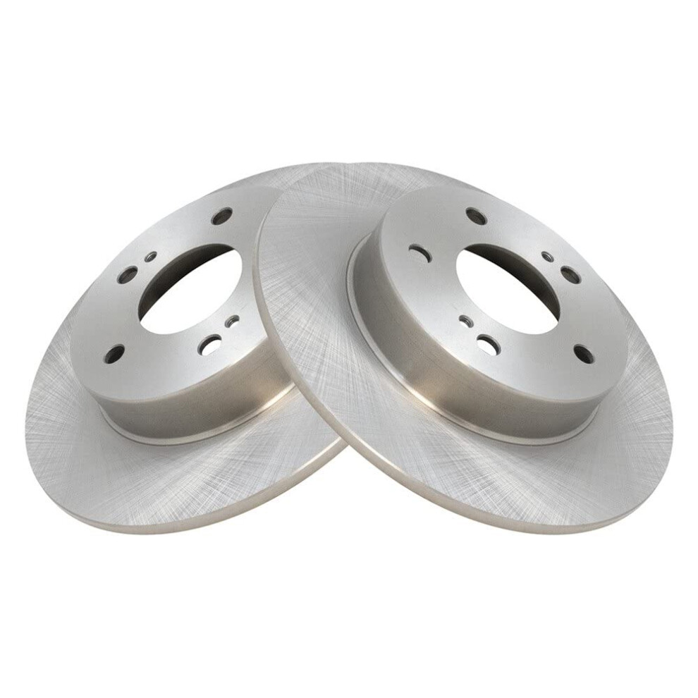 Trq Rear Brake Rotors Set Solid Compatible With 1996-2001 Infiniti I30 2002-2004 I35 1994-2003 Nissan Maxima 191213763049