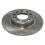 TRQ Rear Brake Rotors Set Solid Compatible with 2013-2016 Dodge Dart 2