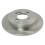 TRQ Rear Brake Rotors Set Solid Compatible with 2002-2006 Mini Cooper 2