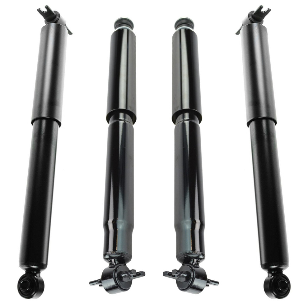 Trq Front And Rear Shock Absorber Set Compatible With 1997-2006 Jeep Wrangler 191213602737