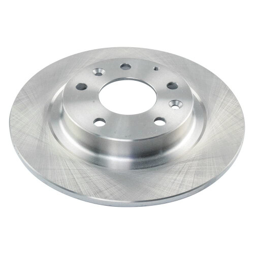 TRQ Rear Brake Rotors Set Solid Compatible with 2016-2018 Mazda CX-3