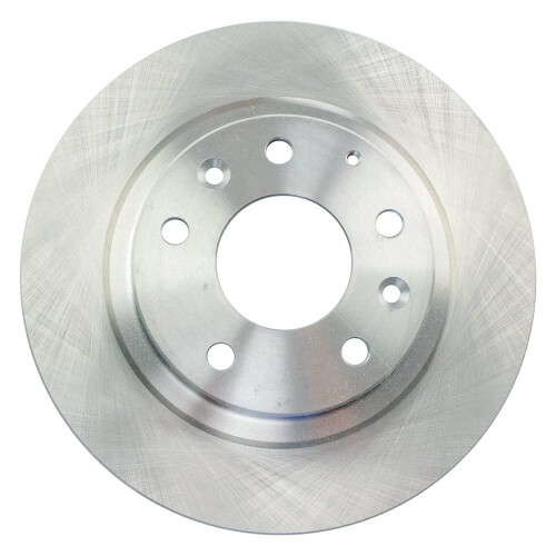 TRQ Rear Brake Rotors Set Solid Compatible with 2016-2018 Mazda CX-3 1
