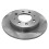 TRQ Achterste Remschijven Set Solid Compatibel met 2004-2009 Kia Spectra 2