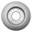 TRQ Achterste Remschijven Set Solid Compatibel met 2004-2009 Kia Spectra 1