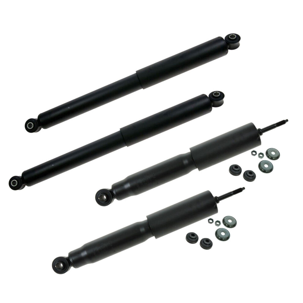 Trq Front And Rear Shock Absorber Set Compatible With 1997-2002 Ford Expedition 191213602171