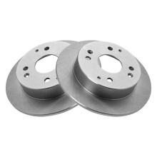 TRQ achterremschijven set massief compatibel met 1998-1999 Acura CL 1998-2002 Honda Accord