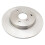 TRQ frambromsskivor Set Solid Kompatibel med 2008-2015 Smart Fortwo 2