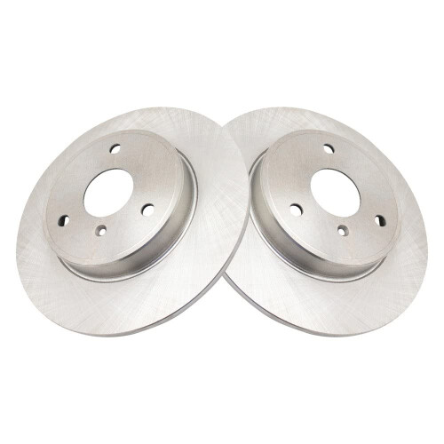 TRQ frambromsskivor Set Solid Kompatibel med 2008-2015 Smart Fortwo