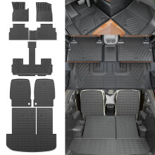 Alfombrillas Rongtaod compatibles con Hyundai Palisade 2020-2025 de 7 plazas. Alfombrilla de carga para la segunda y tercera fila. Accesorios par