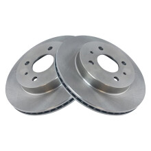 TRQ voorremschijven geventileerd compatibel met 1991-1992 Saturn SC 1993-2002 SC1 SC2 1991-2002 SL SL1 SL2 1993-1999 SW1 1993-2001 SW2