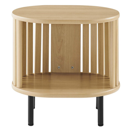 Modway EEI-6523-Oak Fortitude Side Table Oak 2