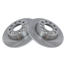 TRQ Achterste Remschijf Set voor 2010-2018 A3 / 2010-2018 A3 Quattro / 2012 Beetle